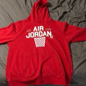 Jordan Red Air Jordan Hoodie